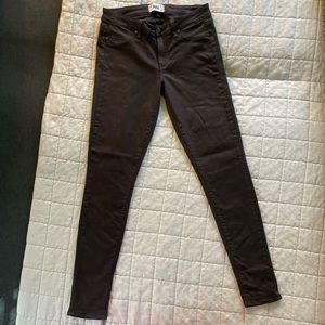 PAIGE dark brown Verdugo Ultra Skinny jeans